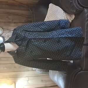 Banana Republic Women's Polka Dot Raincoat Size S Outdoor Outerwear Classic